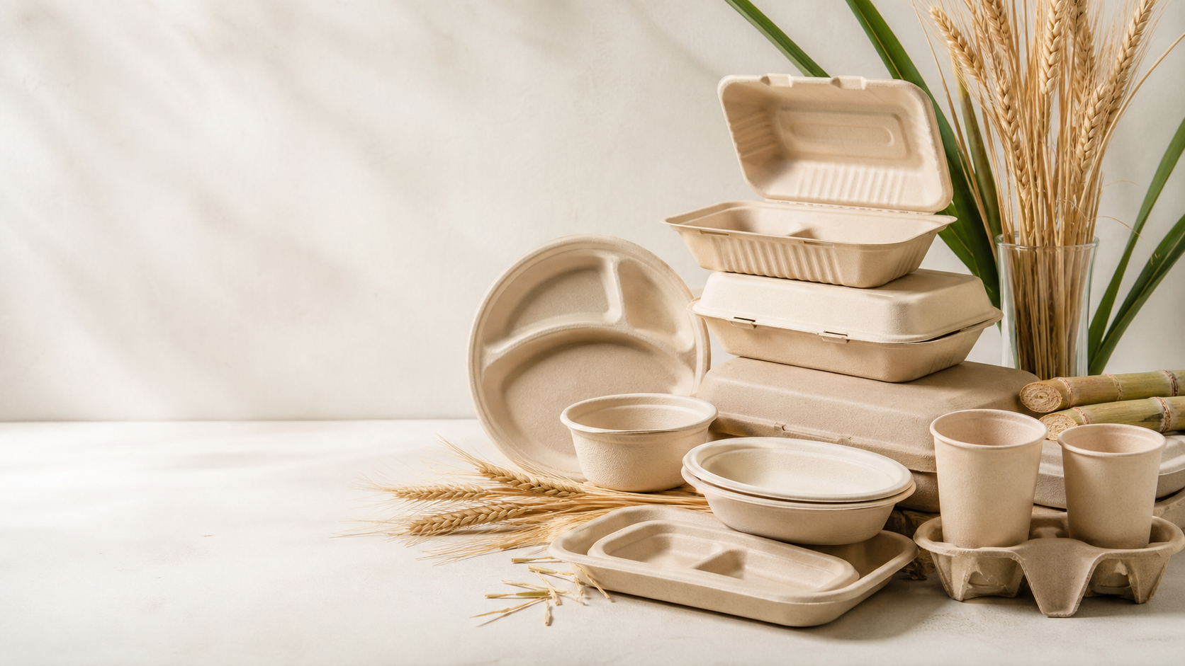 Moulded fibre packaging